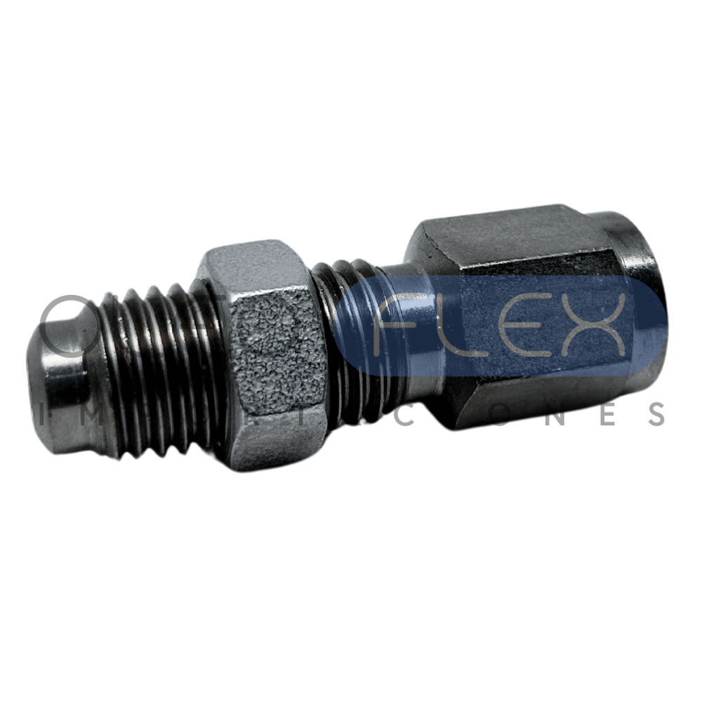 ADAPTADOR TEST DE PRESION PASAMURO RECTO MACHO M16X2 A H 1/4 NPT FIJA